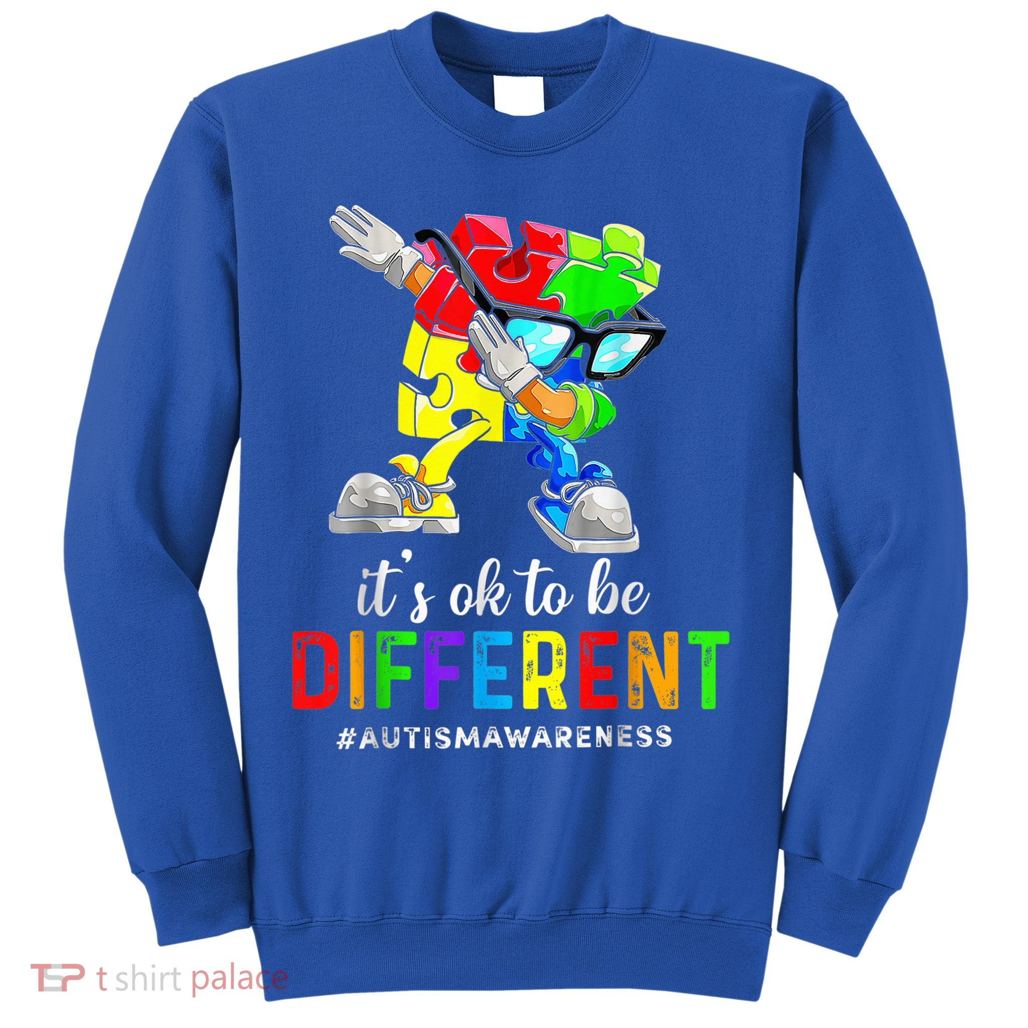 Autism Awareness Acceptance Kid Boy Its Ok To Be Different Sweatshirt