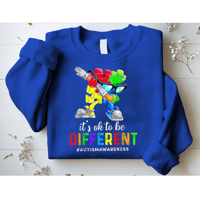 Autism Awareness Acceptance Kid Boy Its Ok To Be Different Sweatshirt