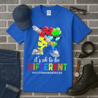 Autism Awareness Acceptance Kid Boy Its Ok To Be Different Tall T-Shirt