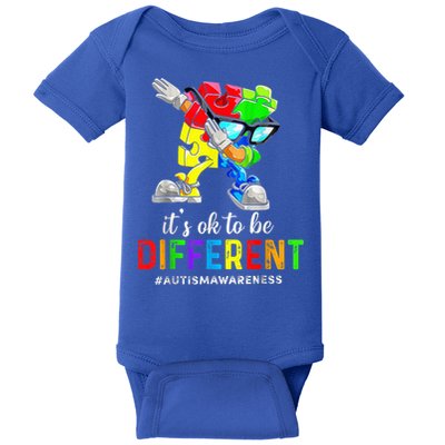 Autism Awareness Acceptance Kid Boy Its Ok To Be Different Baby Bodysuit