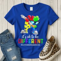 Autism Awareness Acceptance Kid Boy Its Ok To Be Different Womens T-Shirt