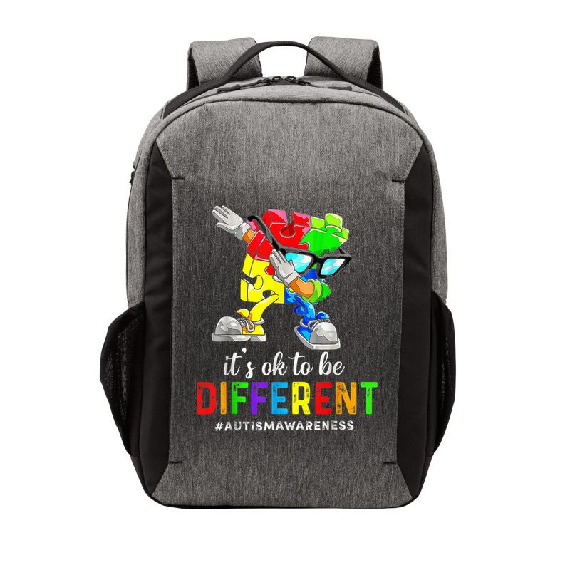 Autism Awareness Acceptance Kid Boy Its Ok To Be Different Vector Backpack