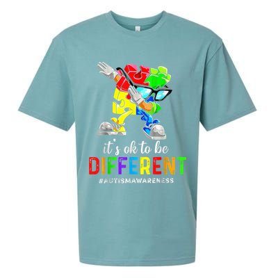 Autism Awareness Acceptance Kid Boy Its Ok To Be Different Sueded Cloud Jersey T-Shirt