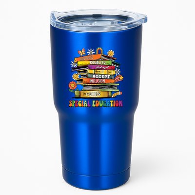 Accept Adapt Advocate Inclusion Equity Equality Sped Teacher Gift Tumbler
