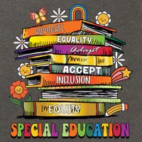 Accept Adapt Advocate Inclusion Equity Equality Sped Teacher Gift Cotton Canvas Backpack