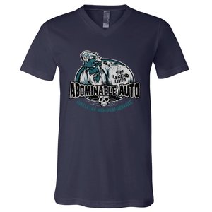 Abominable Auto V-Neck T-Shirt