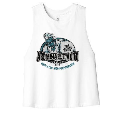 Abominable Auto Women's Racerback Cropped Tank