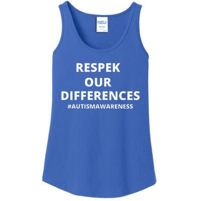 Autism Awareness Ladies Essential Tank