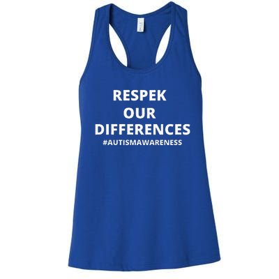 Autism Awareness Women's Racerback Tank