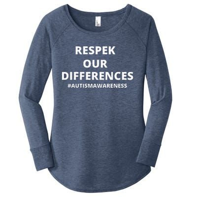 Autism Awareness Women's Perfect Tri Tunic Long Sleeve Shirt