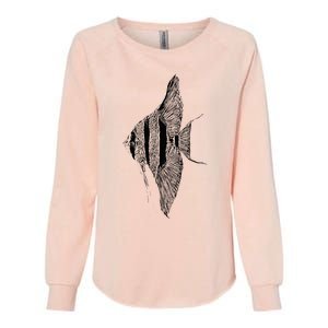 Altum Angelfish Angel Cichlid Lover Pterophyllum Aquarist Womens California Wash Sweatshirt