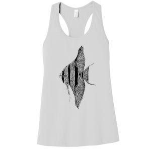 Altum Angelfish Angel Cichlid Lover Pterophyllum Aquarist Women's Racerback Tank