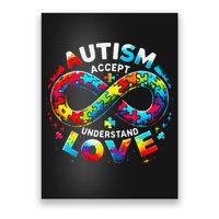 Autism Awareness Accept Understand Love Asd Support Autistic Poster