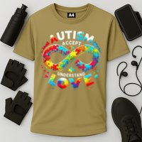 Autism Awareness Accept Understand Love Asd Support Autistic Cooling Performance Crew T-Shirt
