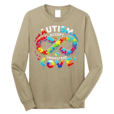 Autism Awareness Accept Understand Love Asd Support Autistic Long Sleeve Shirt