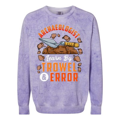 Archeologist Archeology Colorblast Crewneck Sweatshirt