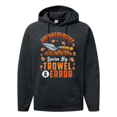 Archeologist Archeology Performance Fleece Hoodie