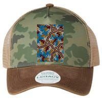 Aboriginal Art Authentic Wetland Dreaming Legacy Tie Dye Trucker Hat