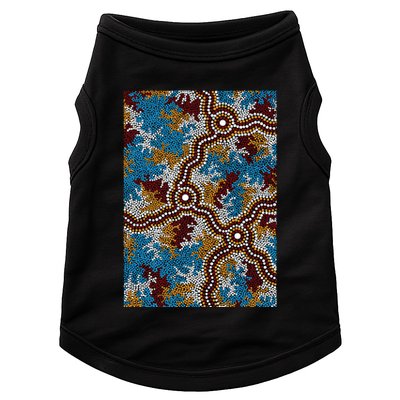Aboriginal Art Authentic Wetland Dreaming Doggie Tank
