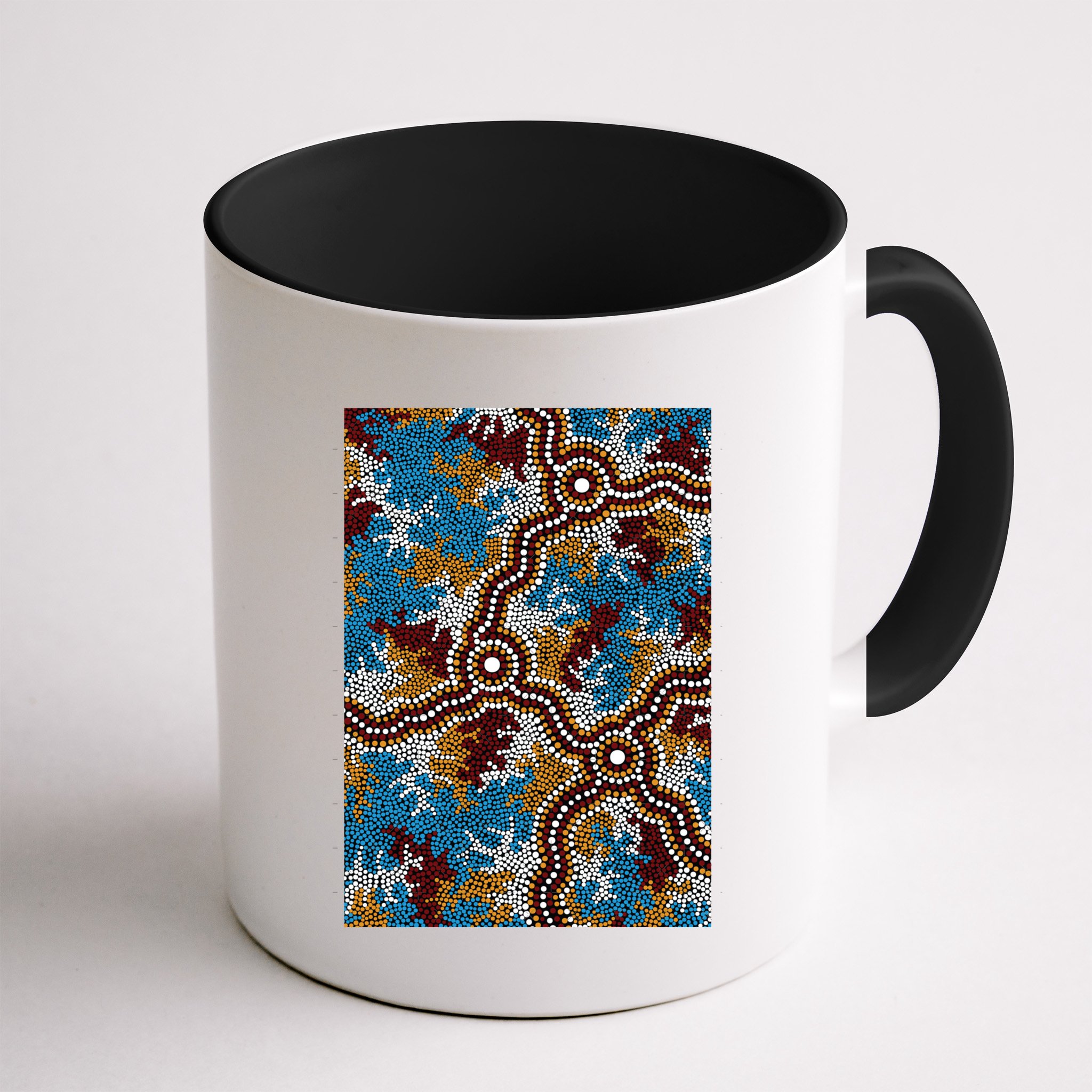 Aboriginal Art Authentic Wetland Dreaming Mug