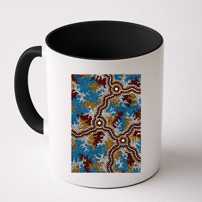 Aboriginal Art Authentic Wetland Dreaming Mug