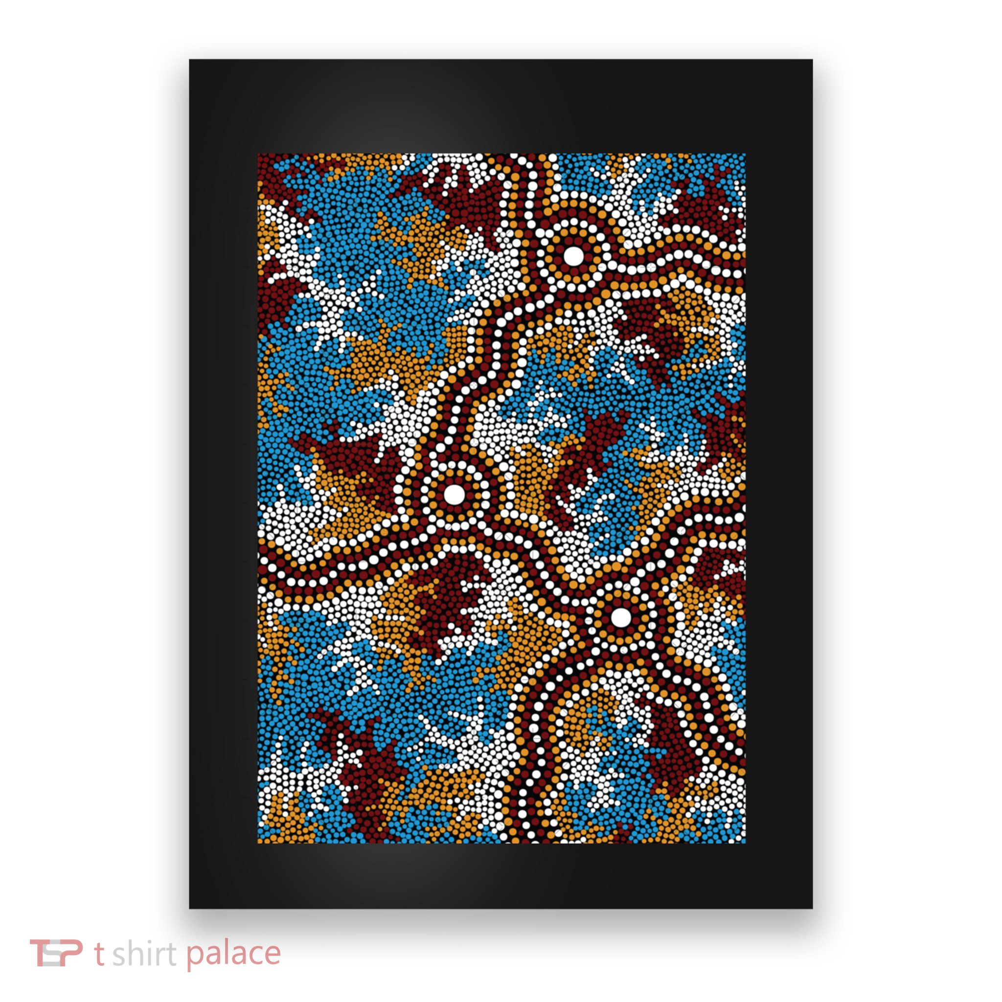Aboriginal Art Authentic Wetland Dreaming Poster