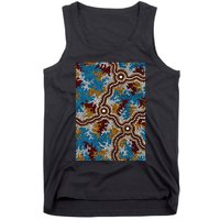 Aboriginal Art Authentic Wetland Dreaming Tank Top