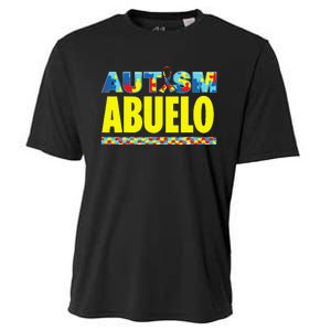 Autism Abuelo Awareness Support Cooling Performance Crew T-Shirt