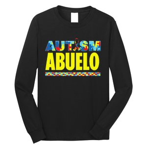 Autism Abuelo Awareness Support Long Sleeve Shirt