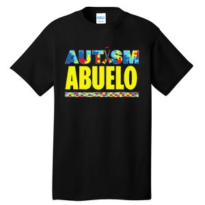 Autism Abuelo Awareness Support Tall T-Shirt