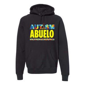 Autism Abuelo Awareness Support Premium Hoodie