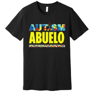 Autism Abuelo Awareness Support Premium T-Shirt