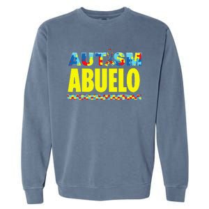 Autism Abuelo Awareness Support Garment-Dyed Sweatshirt