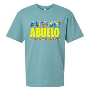 Autism Abuelo Awareness Support Sueded Cloud Jersey T-Shirt