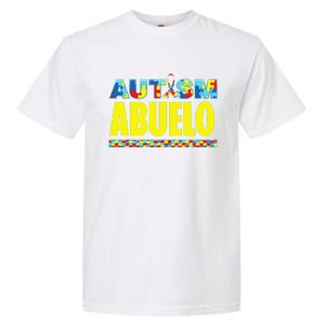 Autism Abuelo Awareness Support Garment-Dyed Heavyweight T-Shirt