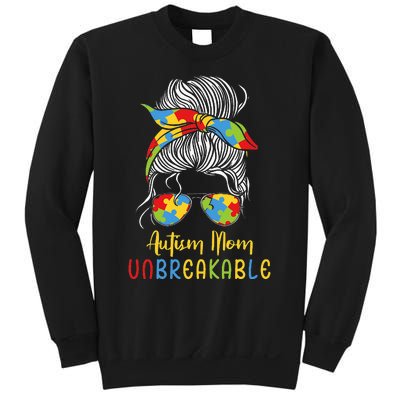 Autism Awareness Acceptance Autism Mom Unbreakable Sweatshirt