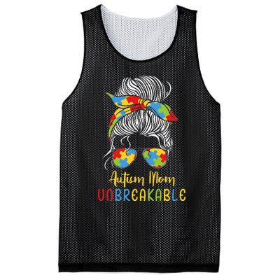 Autism Awareness Acceptance Autism Mom Unbreakable Mesh Reversible Basketball Jersey Tank