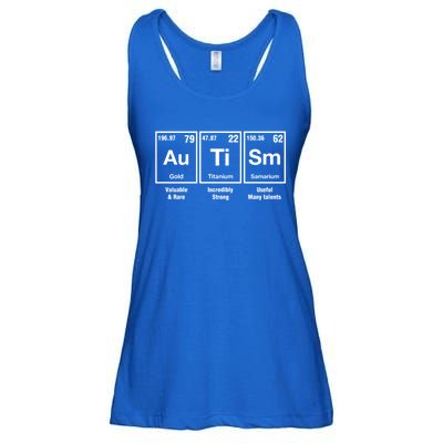 Autism Awareness Advocate Periodic Table Teacher Acceptance Gift Ladies Essential Flowy Tank