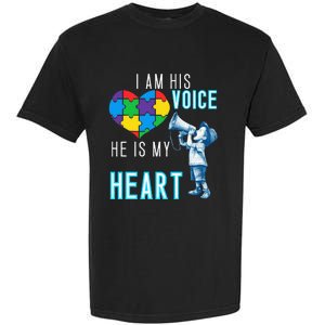 Autism Awareness Autism Mom And Dad Garment-Dyed Heavyweight T-Shirt