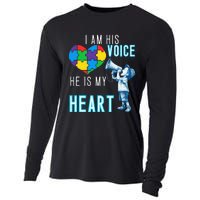 Autism Awareness Autism Mom And Dad Cooling Performance Long Sleeve Crew