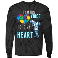 Autism Awareness Autism Mom And Dad Tie-Dye Long Sleeve Shirt