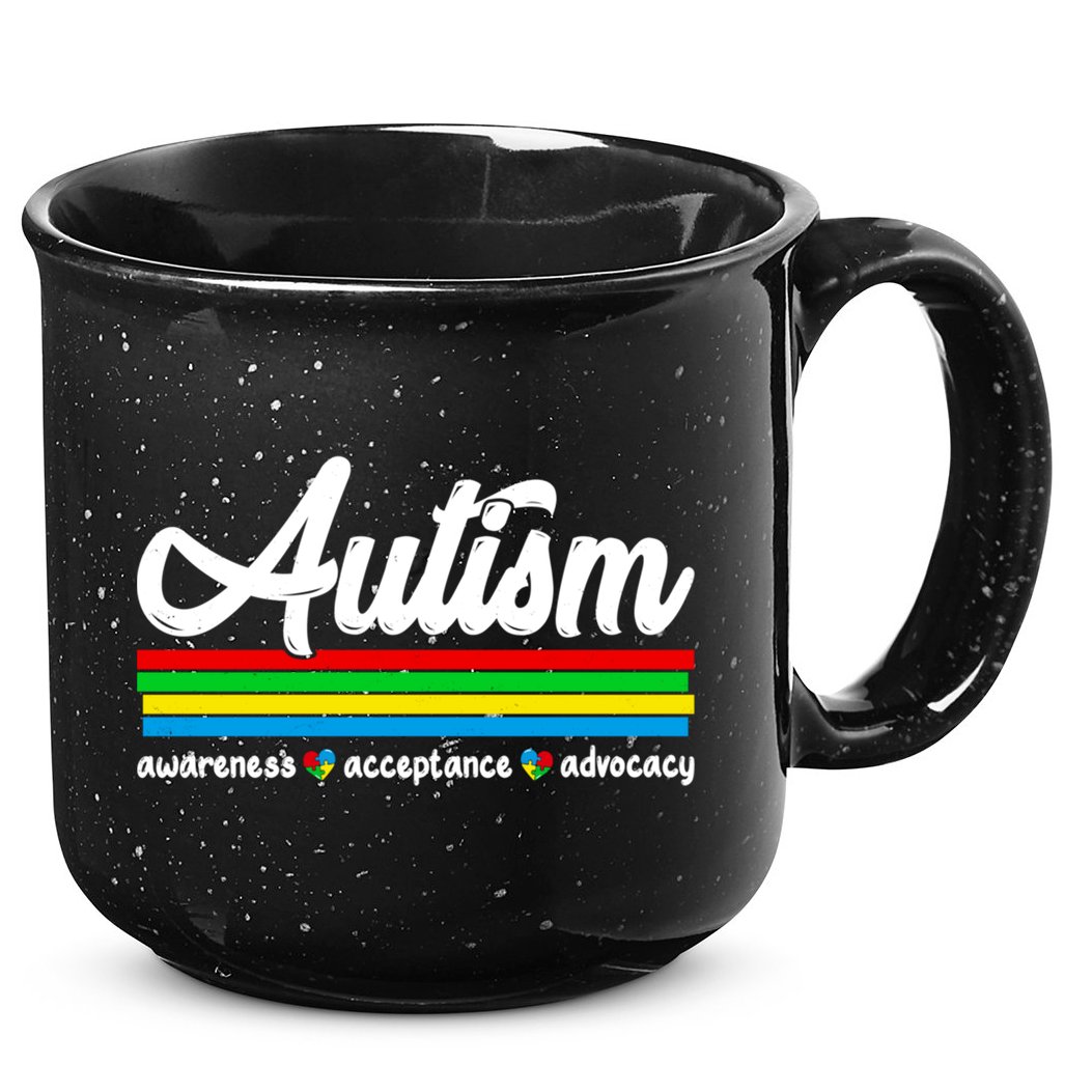 Autism Awareness Acceptance Advocacy Autism Awareness Month Great Gift 15oz Campfire Ceramic Mug