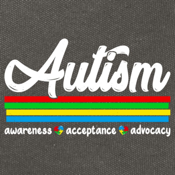 Autism Awareness Acceptance Advocacy Autism Awareness Month Great Gift Cotton Canvas Backpack