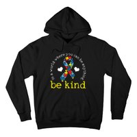 Autism Awareness Be Kind Kindness Ribbon Heart Hoodie