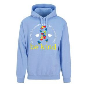 Autism Awareness Be Kind Kindness Ribbon Heart Unisex Surf Hoodie