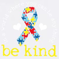Autism Awareness Be Kind Kindness Ribbon Heart Garment-Dyed Sweatshirt