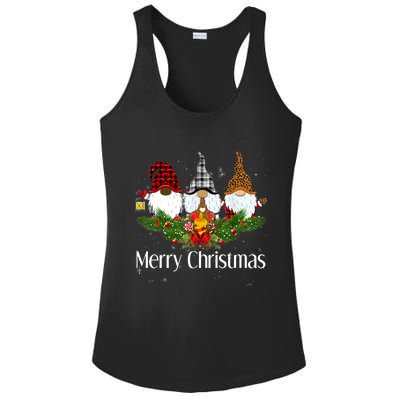 African American Black Gnome Ugly Christmas Matching Pjs Great Gift Ladies PosiCharge Competitor Racerback Tank