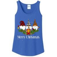 African American Black Gnome Ugly Christmas Matching Pjs Great Gift Ladies Essential Tank