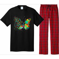 Autism Awareness Butterfly Peace Lover Gift Pajama Set