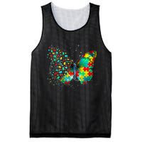 Autism Awareness Butterfly Peace Lover Gift Mesh Reversible Basketball Jersey Tank